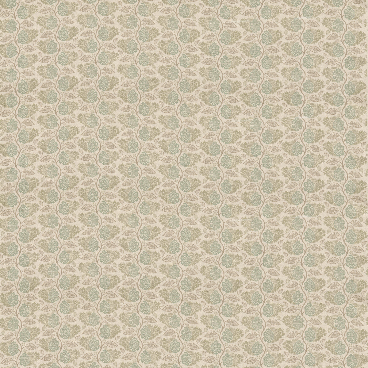 Calcot fabric in aqua color - pattern BP11000.4.0 - by G P &amp; J Baker in the House Small Prints collection