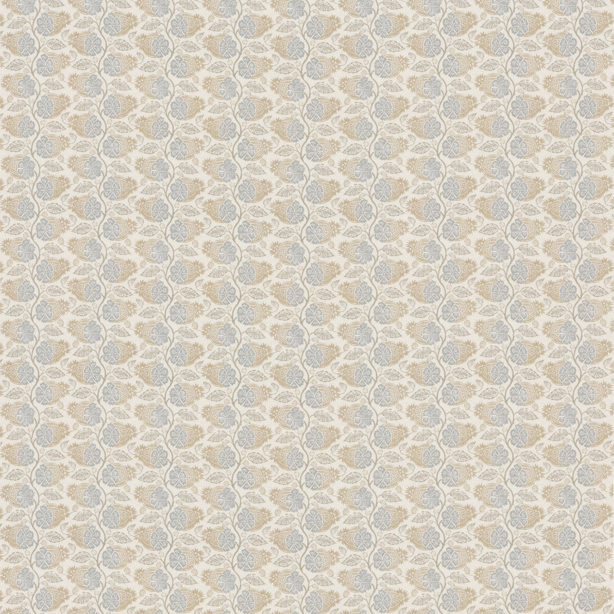 Calcot fabric in blue/sand color - pattern BP11000.5.0 - by G P &amp; J Baker in the House Small Prints collection