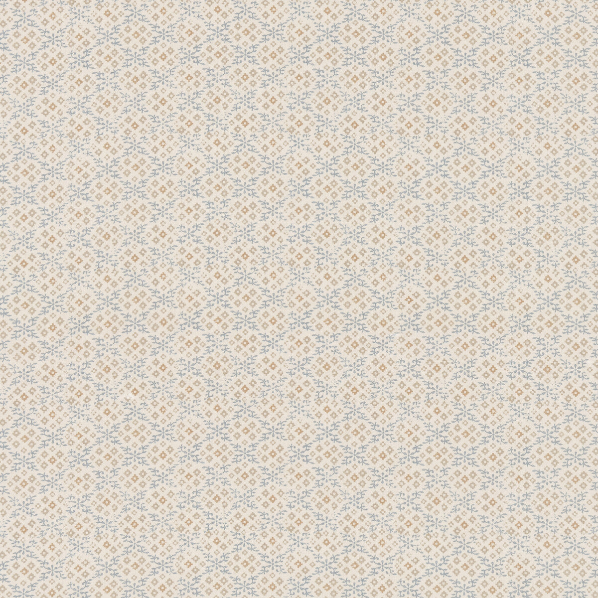 Grantly fabric in blue/sand color - pattern BP11001.5.0 - by G P &amp; J Baker in the House Small Prints collection
