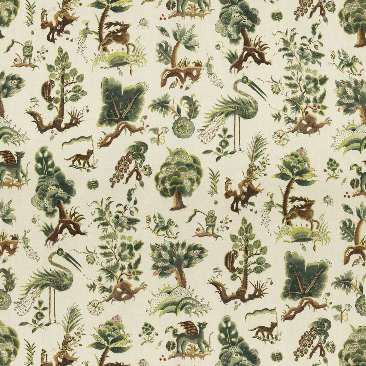 Gertrude fabric in document green color - pattern number BP11073.1.0 - by G P &amp; J Baker in the Eldon collection