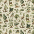 Gertrude fabric in document green color - pattern number BP11073.1.0 - by G P & J Baker in the Eldon collection