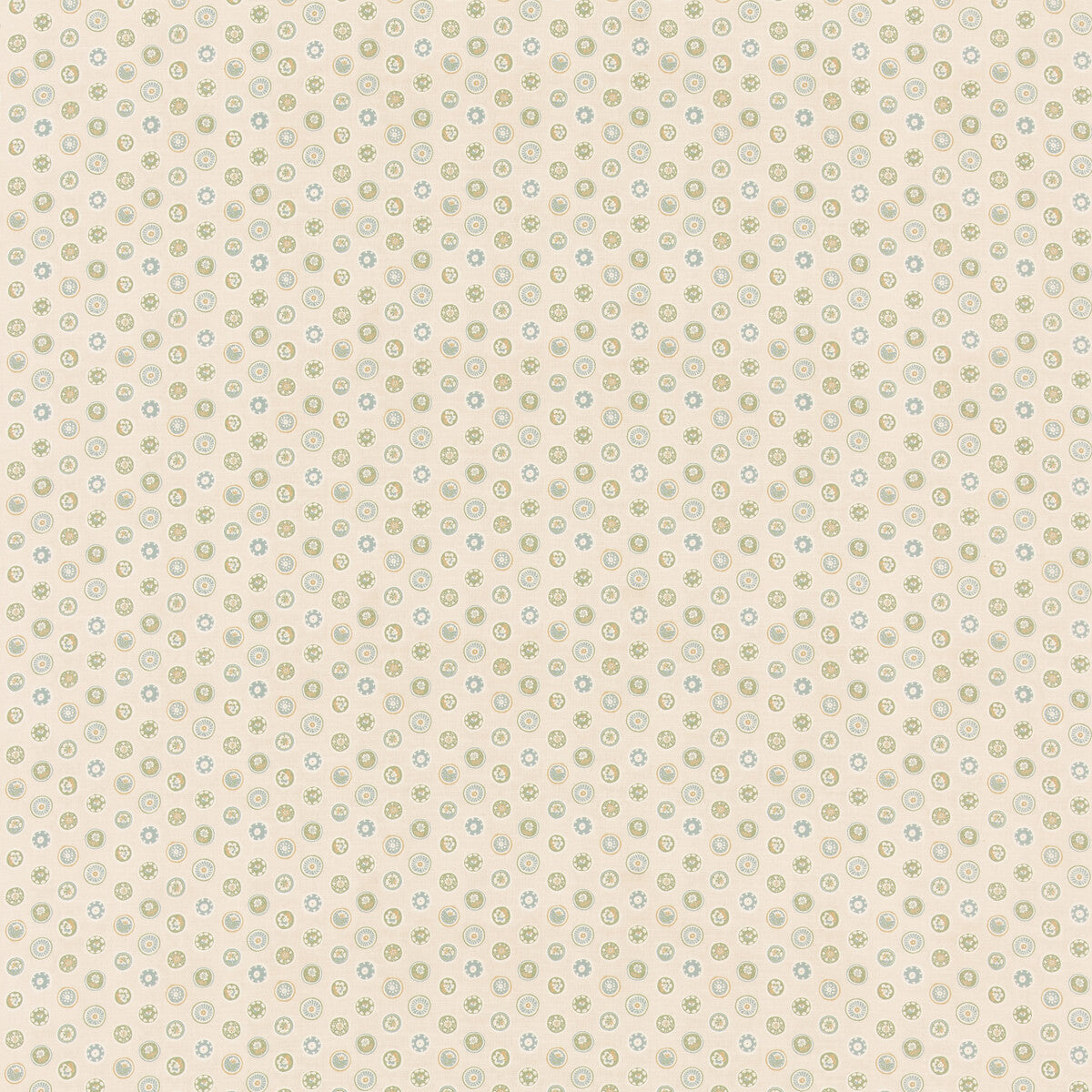 Court Buttons fabric in blue green color - pattern number BP11094.1.0 - by G P &amp; J Baker in the Royal Court collection