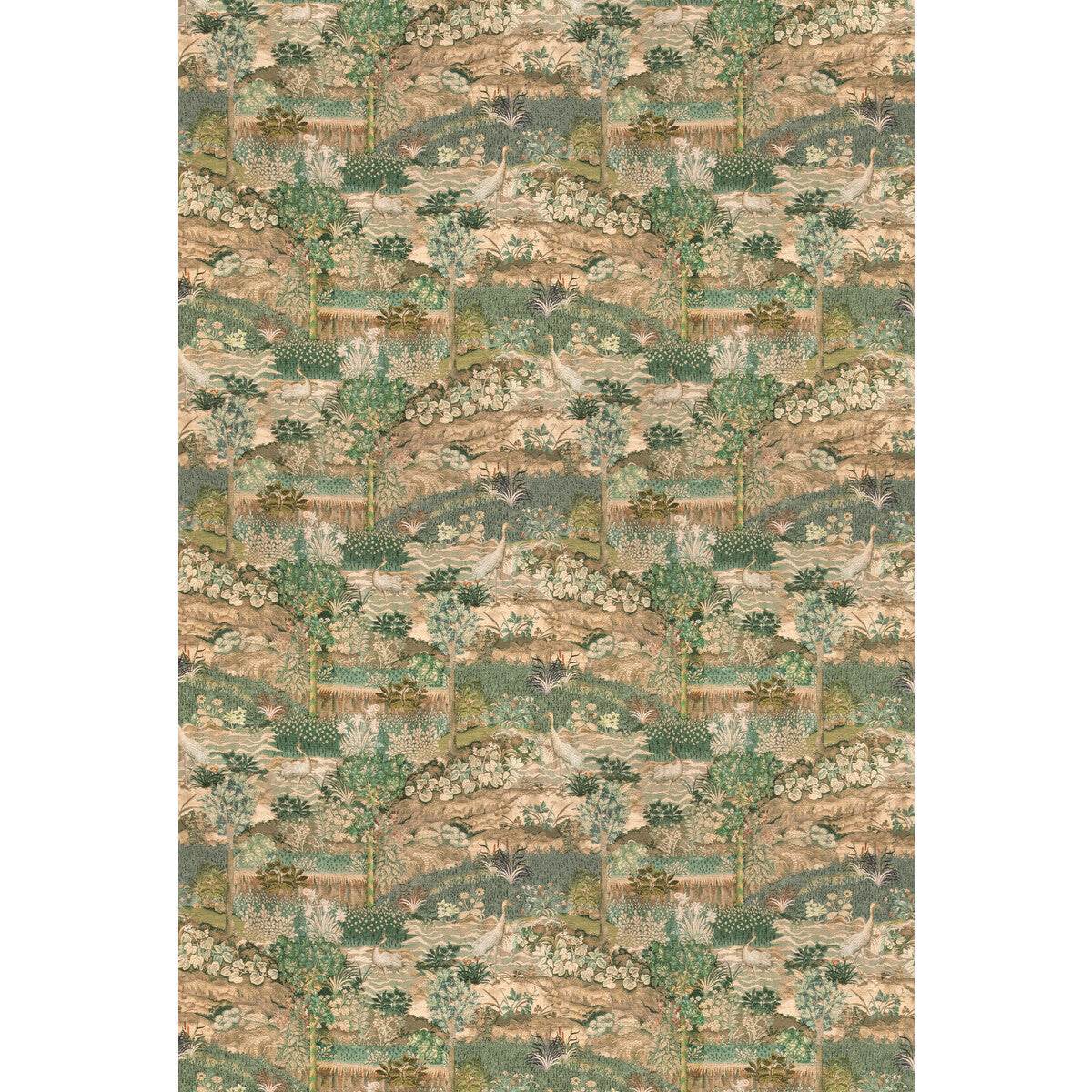 Palace Tapestry fabric in royal green color - pattern number BP11103.1.0 - by G P &amp; J Baker in the Royal Court collection