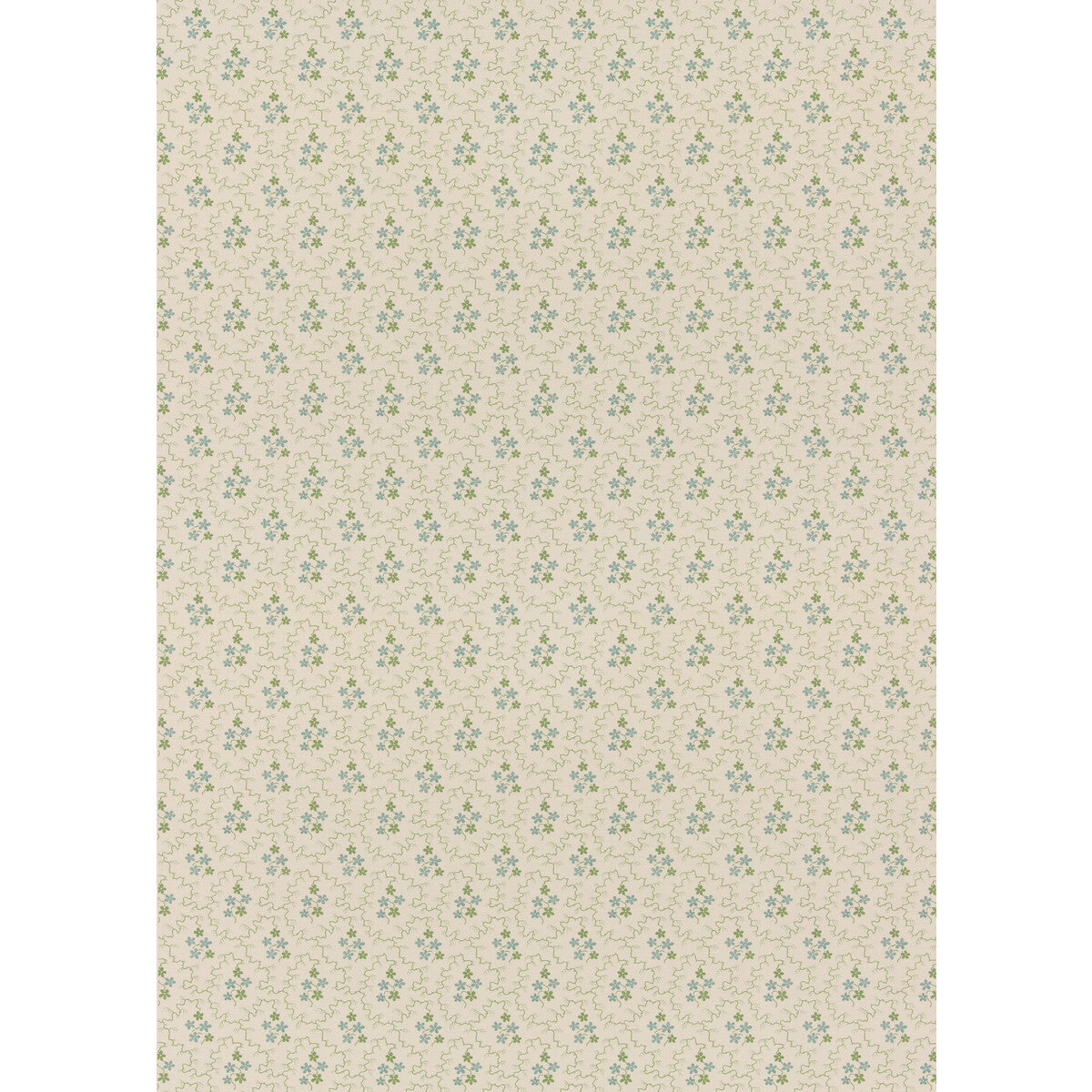 Posy fabric in green/aqua color - pattern number BP11105.2.0 - by G P &amp; J Baker in the House Small Prints II collection