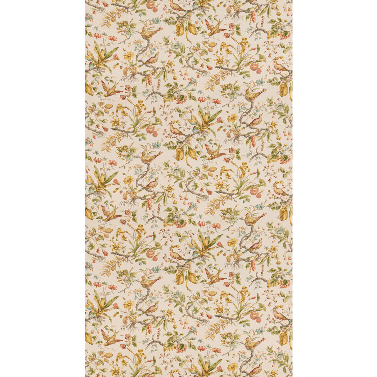 Kentwell fabric in ochre/soft red color - pattern number BP11118.1.0 - by G P &amp; J Baker in the Canton collection