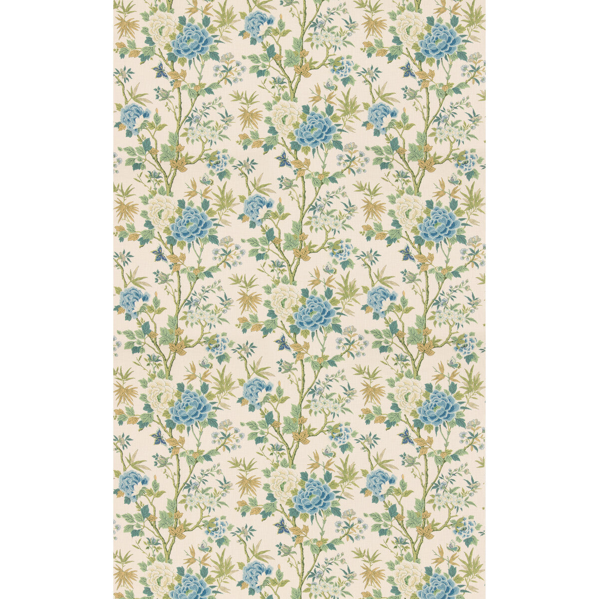 Canton fabric in blue/green color - pattern number BP11119.3.0 - by G P &amp; J Baker in the Canton collection