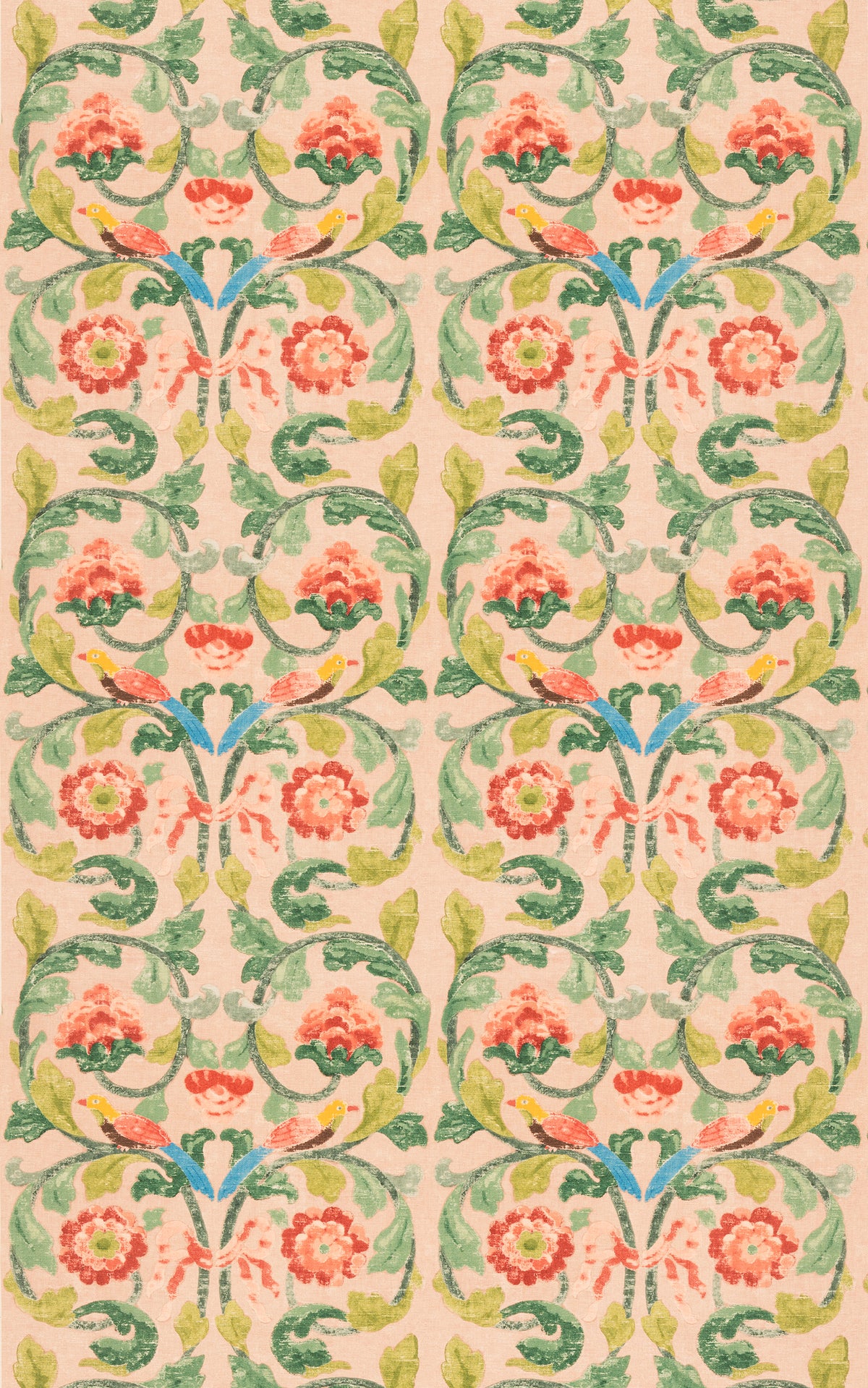 Tudor Rose fabric in Plaster color - pattern number BP11135.1.0 - by G P &amp; J Baker in the Kit Kemp II collection