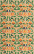 Tudor Rose fabric in Clementine color - pattern number BP11135.3.0 - by G P & J Baker in the Kit Kemp II collection