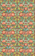 Tudor Rose fabric in Chocolate color - pattern number BP11135.4.0 - by G P & J Baker in the Kit Kemp II collection