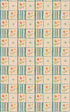 Forget-Me-Not fabric in Teal/Spice color - pattern number BP11137.4.0 - by G P & J Baker in the Kit Kemp II collection
