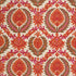 Zenobia Linen Print fabric in orange spice/mocha color - pattern BR-700018.642.0 - by Brunschwig & Fils in the Les Alizes collection
