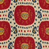 Samarkand Cotton And Linen Print fabric in pompeian red/oxford blue color - pattern BR-71110.147.0 - by Brunschwig & Fils in the Les Alizes collection