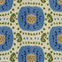 Samarkand Cotton And Linen Print fabric in canton blue/green color - pattern BR-71110.221.0 - by Brunschwig & Fils in the Les Alizes collection