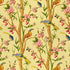 Toucans fabric in jaune color - pattern BR-71622.01.0 - by Brunschwig & Fils