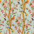 Toucans fabric in bleu color - pattern BR-71622.02.0 - by Brunschwig & Fils