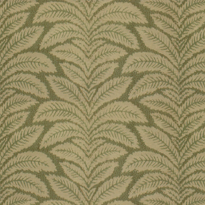 Talavera Silk Warp Print fabric in green color - pattern BR-79010.04.0 - by Brunschwig &amp; Fils