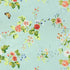 Chinese Flowers Glazed Chintz P fabric in ink on blue color - pattern BR-79197.222.0 - by Brunschwig & Fils