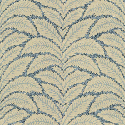 Talavera Cotton And Linen Print B fabric in lue color - pattern BR-79204.222.0 - by Brunschwig &amp; Fils