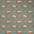 Chinese Leopard Toile fabric in aqua/berry color - pattern BR-79227.139.0 - by Brunschwig & Fils in the Cevennes collection