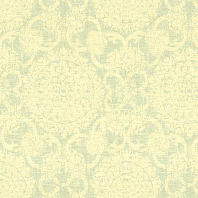 Marquesas Linen Print fabric in sea color - pattern BR-79617.253.0 - by Brunschwig &amp; Fils