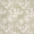 Rocaille Floral Cotton Print fabric in moss color - pattern BR-79642.406.0 - by Brunschwig & Fils