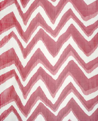 Chevron Bar Silk Warp Print fabric in berry color - pattern BR-79785.140.0 - by Brunschwig &amp; Fils