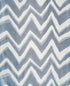 Chevron Bar Silk Warp Print fabric in marine color - pattern BR-79785.271.0 - by Brunschwig & Fils