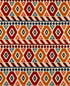 Uzbek Linen And Cotton Print fabric in red/gold/blue color - pattern BR-79786.147.0 - by Brunschwig & Fils