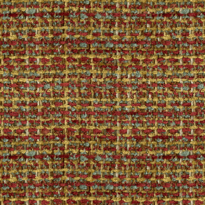 Boucle Texture fabric in red/gold color - pattern BR-800041.M13.0 - by Brunschwig &amp; Fils
