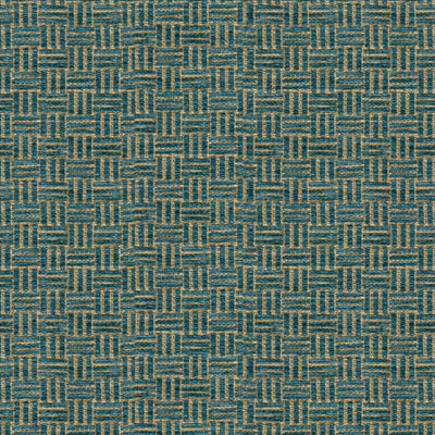 Reed Texture fabric in oxford blue color - pattern BR-800043.244.0 - by Brunschwig &amp; Fils
