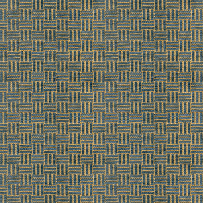 Reed Texture fabric in indigo color - pattern BR-800043.282.0 - by Brunschwig &amp; Fils