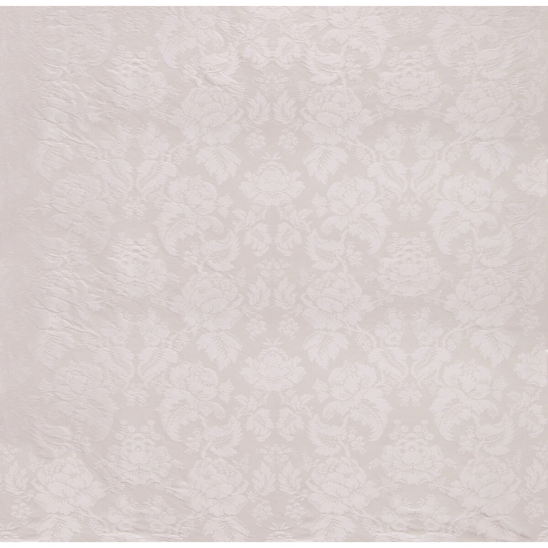 Moulins Damask fabric in snow color - pattern BR-81035.1.0 - by Brunschwig &amp; Fils