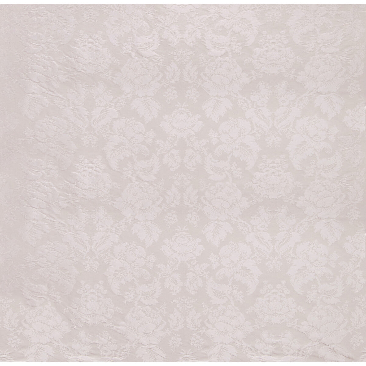 Moulins Damask fabric in snow color - pattern BR-81035.1.0 - by Brunschwig &amp; Fils