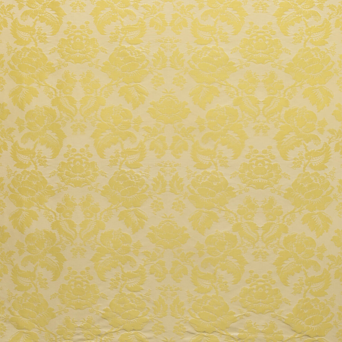 Moulins Damask fabric in corn color - pattern BR-81035.14.0 - by Brunschwig &amp; Fils