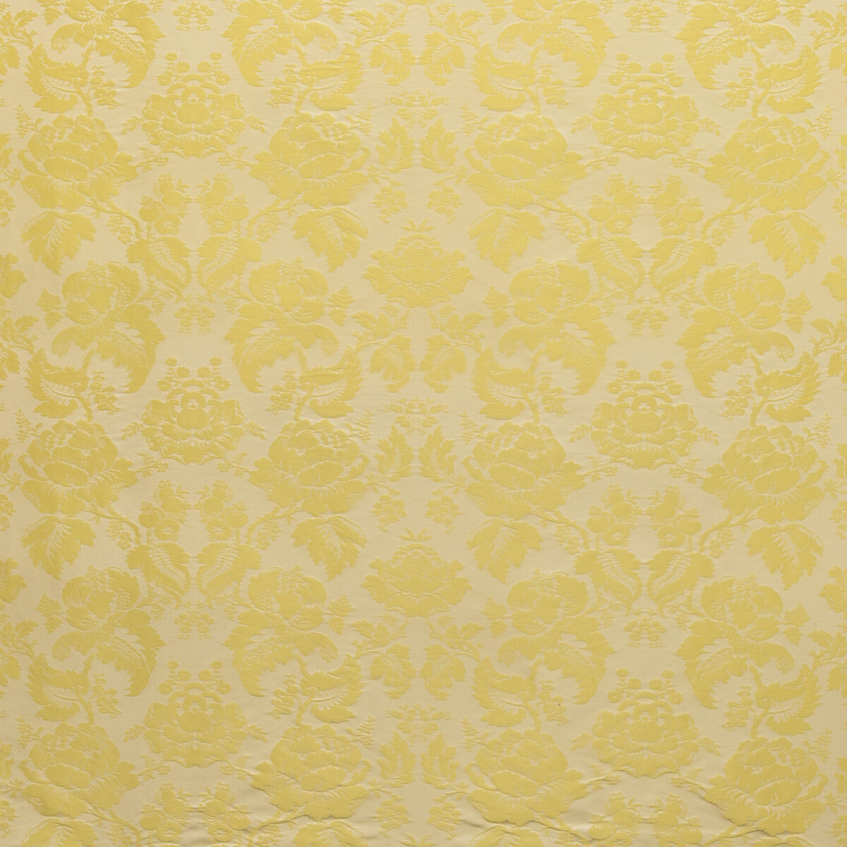 Moulins Damask fabric in corn color - pattern BR-81035.14.0 - by Brunschwig &amp; Fils