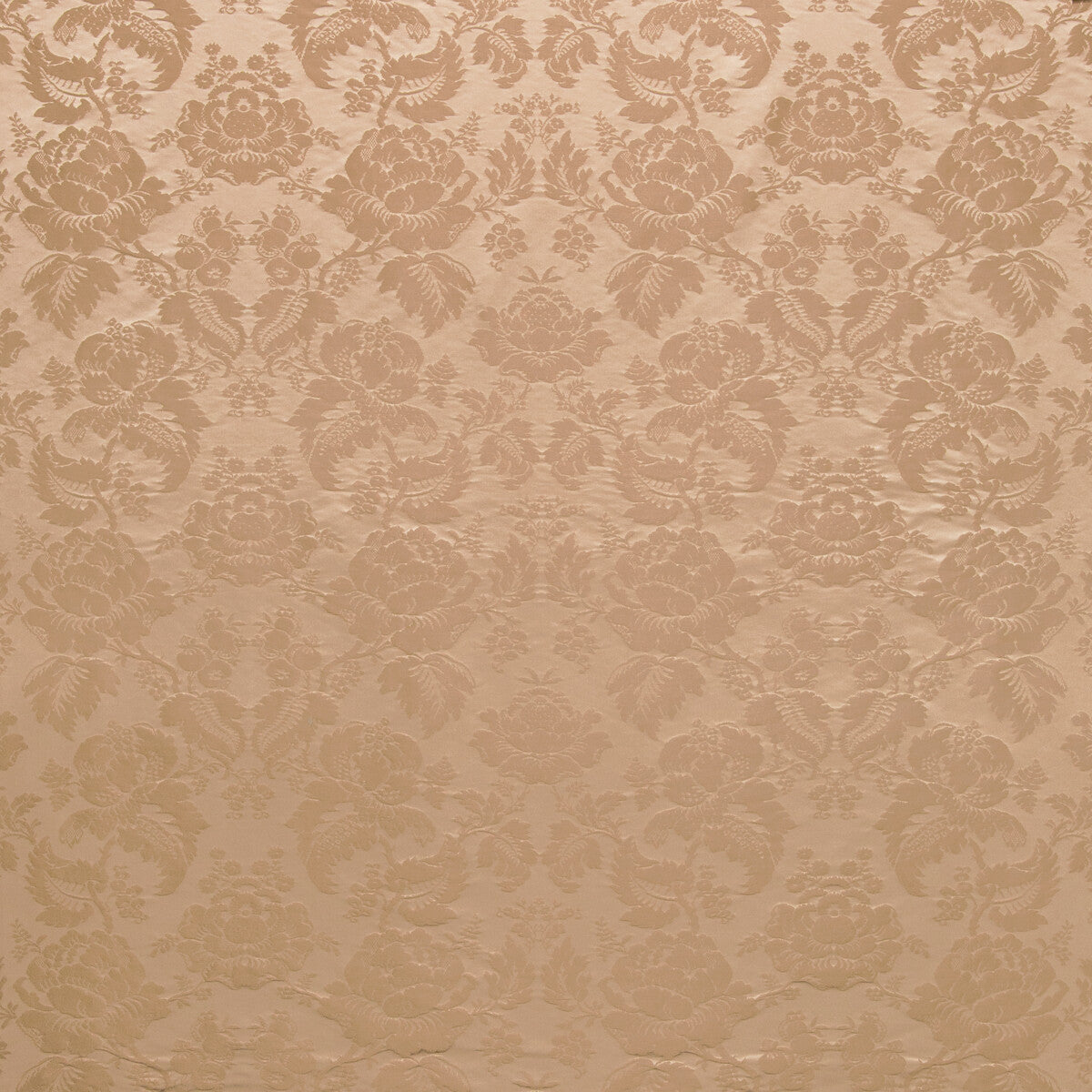 Moulins Damask fabric in chestnut color - pattern BR-81035.606.0 - by Brunschwig &amp; Fils
