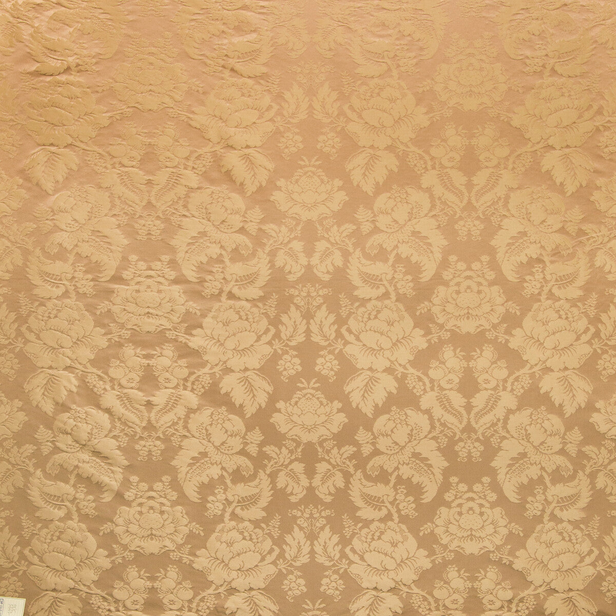 Moulins Damask fabric in wheat color - pattern BR-81035.616.0 - by Brunschwig &amp; Fils