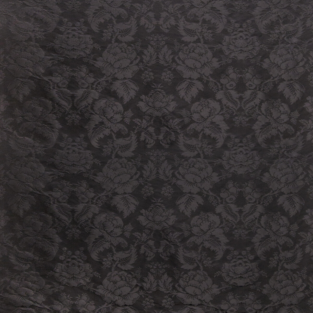 Moulins Damask fabric in onyx color - pattern BR-81035.8.0 - by Brunschwig &amp; Fils
