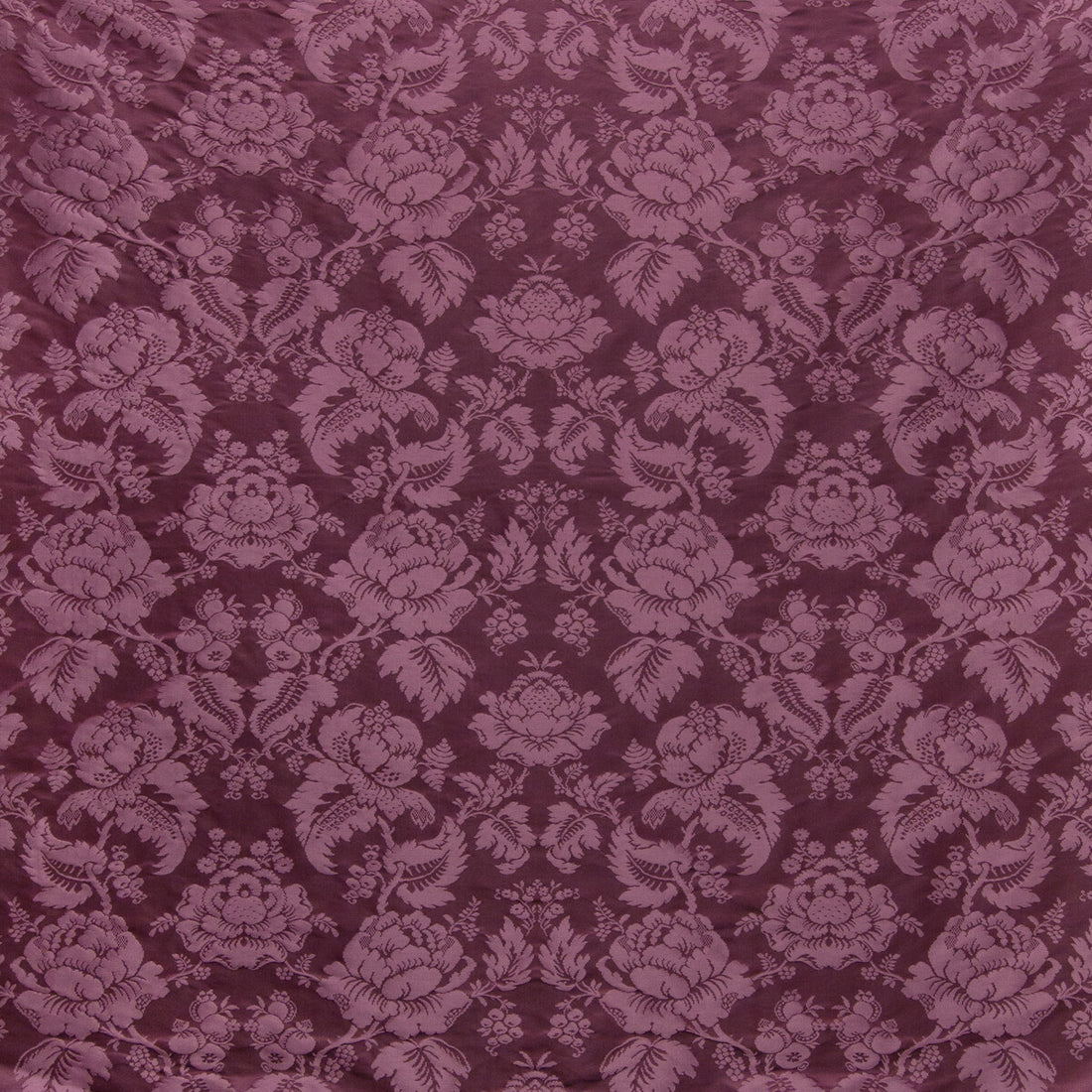 Moulins Damask fabric in eggplant color - pattern BR-81035.909.0 - by Brunschwig &amp; Fils