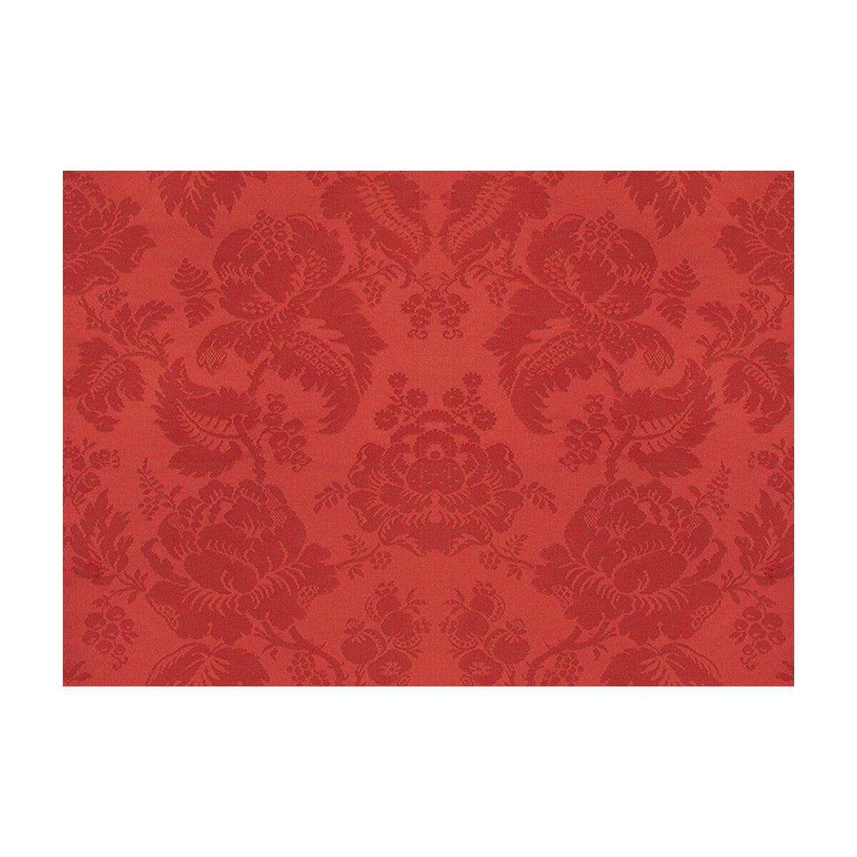 Moulins Damask fabric in vieux rouge color - pattern BR-81035.C.0 - by Brunschwig &amp; Fils