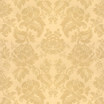 Moulins Damask fabric in mastic color - pattern BR-81035.T.0 - by Brunschwig &amp; Fils