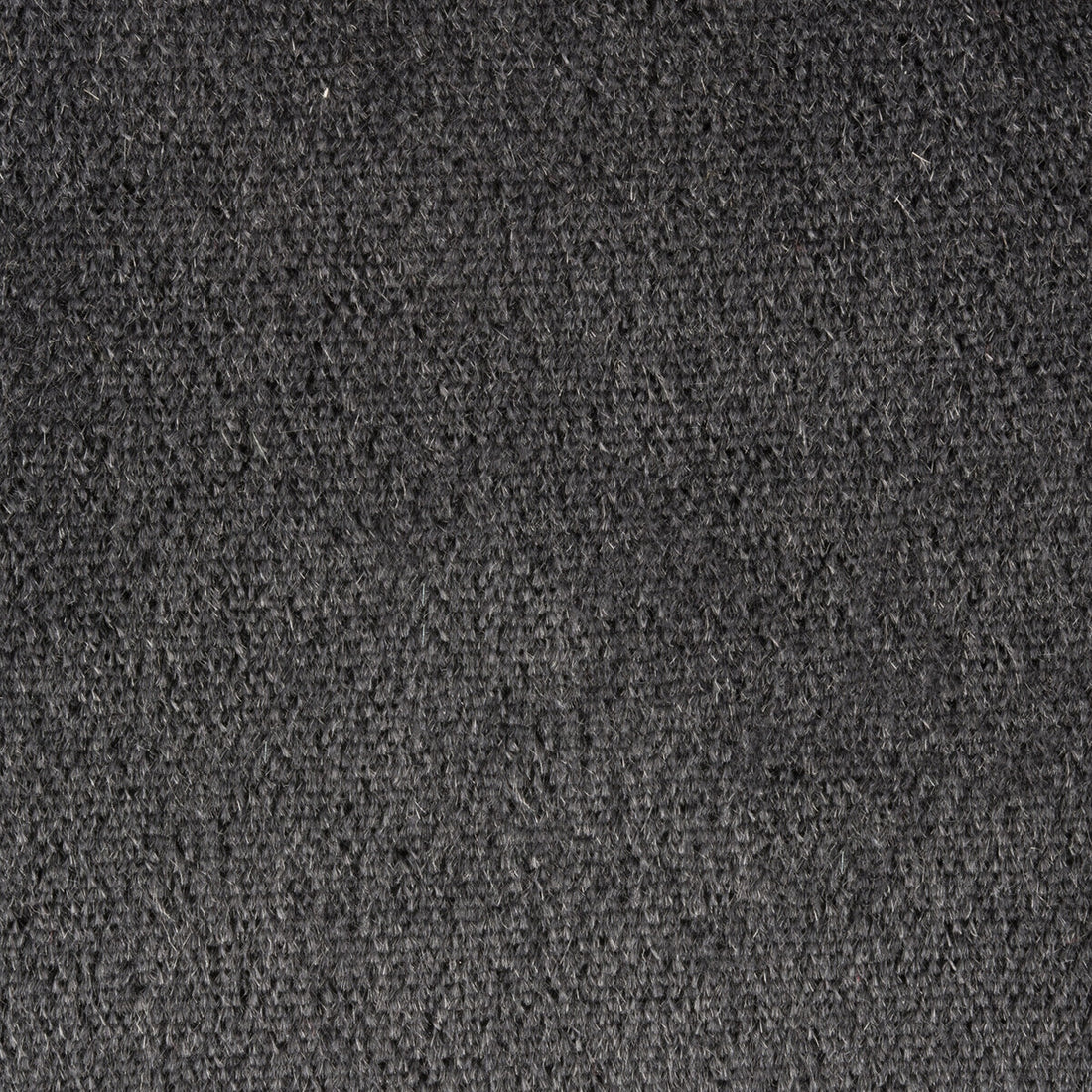 Autun Mohair Velvet fabric in coal color - pattern BR-89778.966.0 - by Brunschwig &amp; Fils