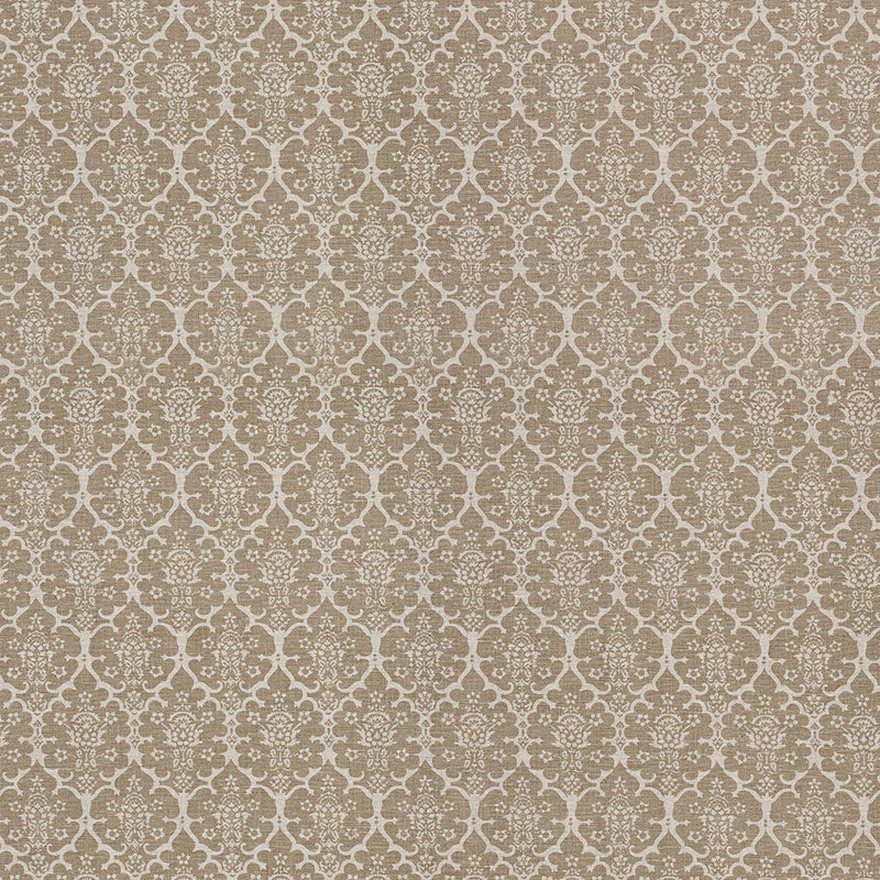 Burley fabric in brown color - pattern number BURL002 - by Schumacher in the Veere Grenney I collection