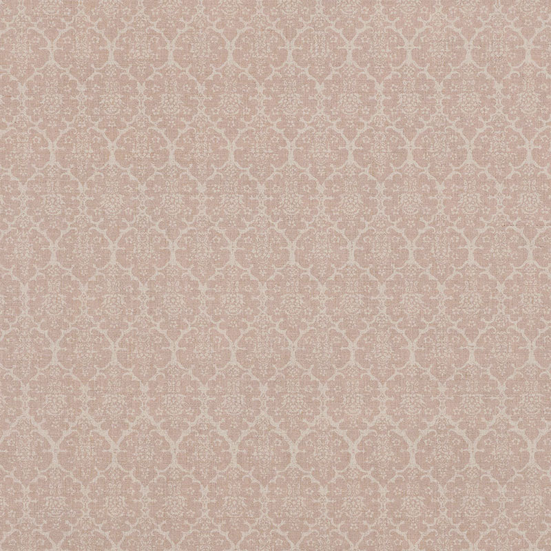 Burley fabric in pink color - pattern number BURL004 - by Schumacher in the Veere Grenney I collection