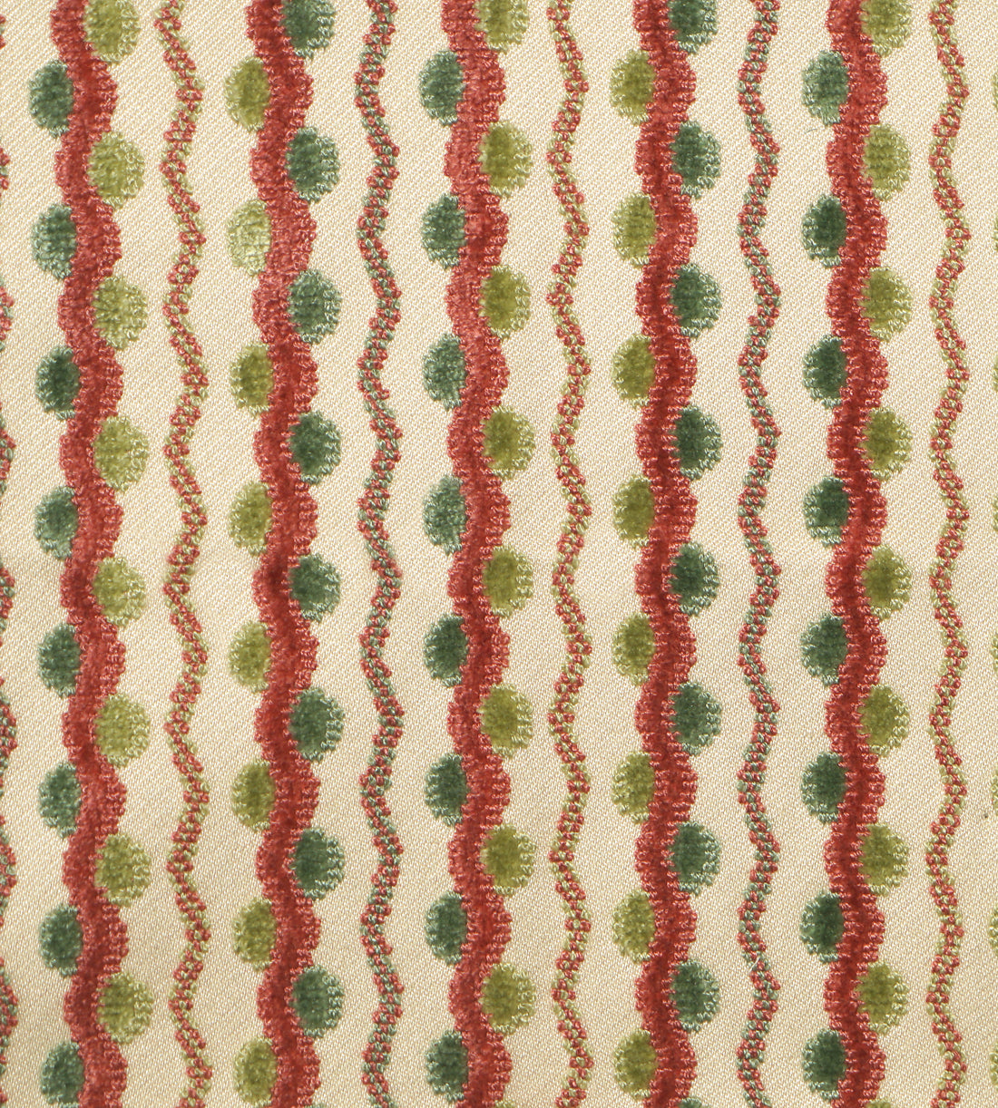 Lavina Squiggle fabric in raspberry leaf color - pattern number BX 31964059 - by Scalamandre in the  collection