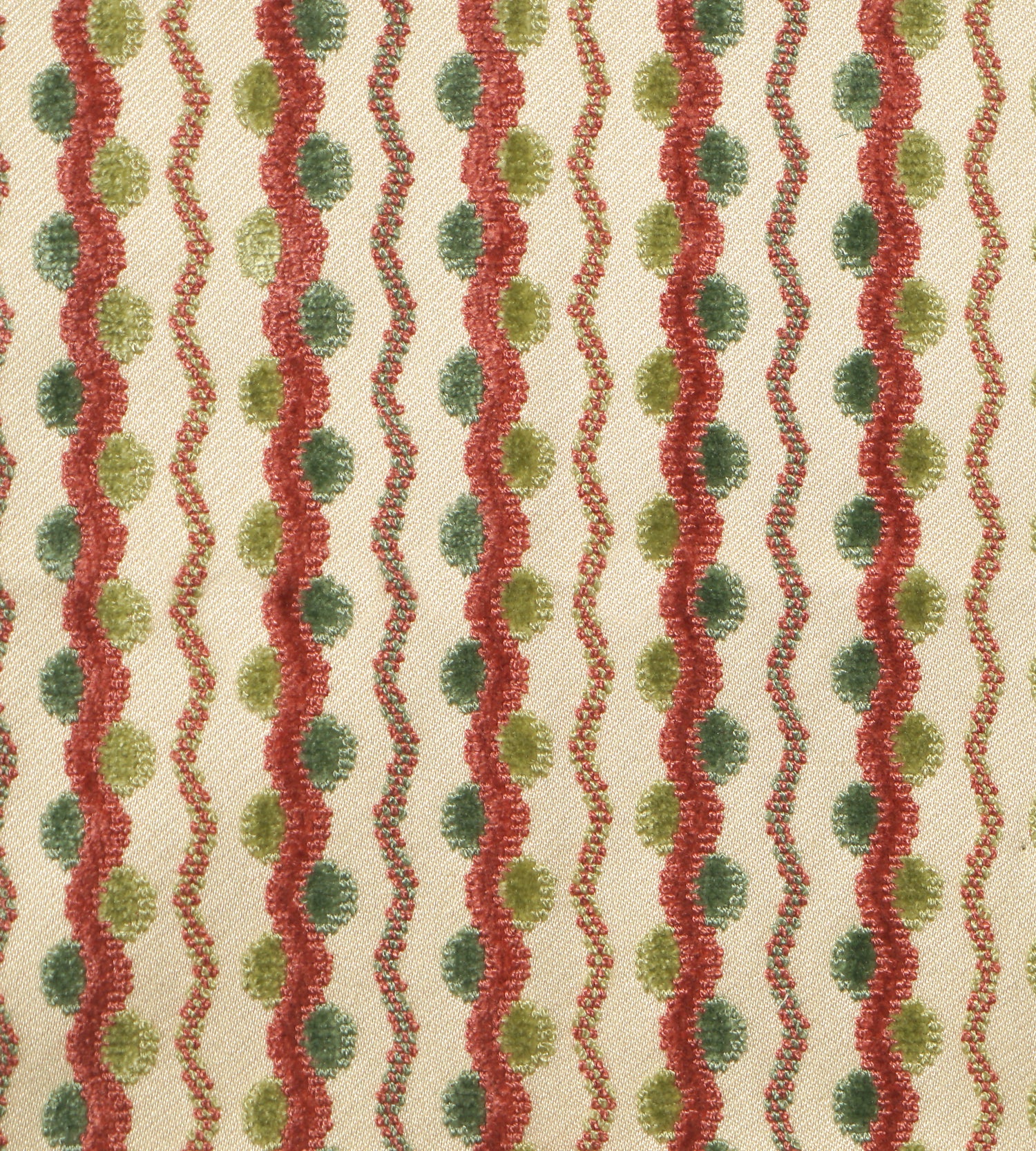 Lavina Squiggle fabric in raspberry leaf color - pattern number BX 31964059 - by Scalamandre in the  collection