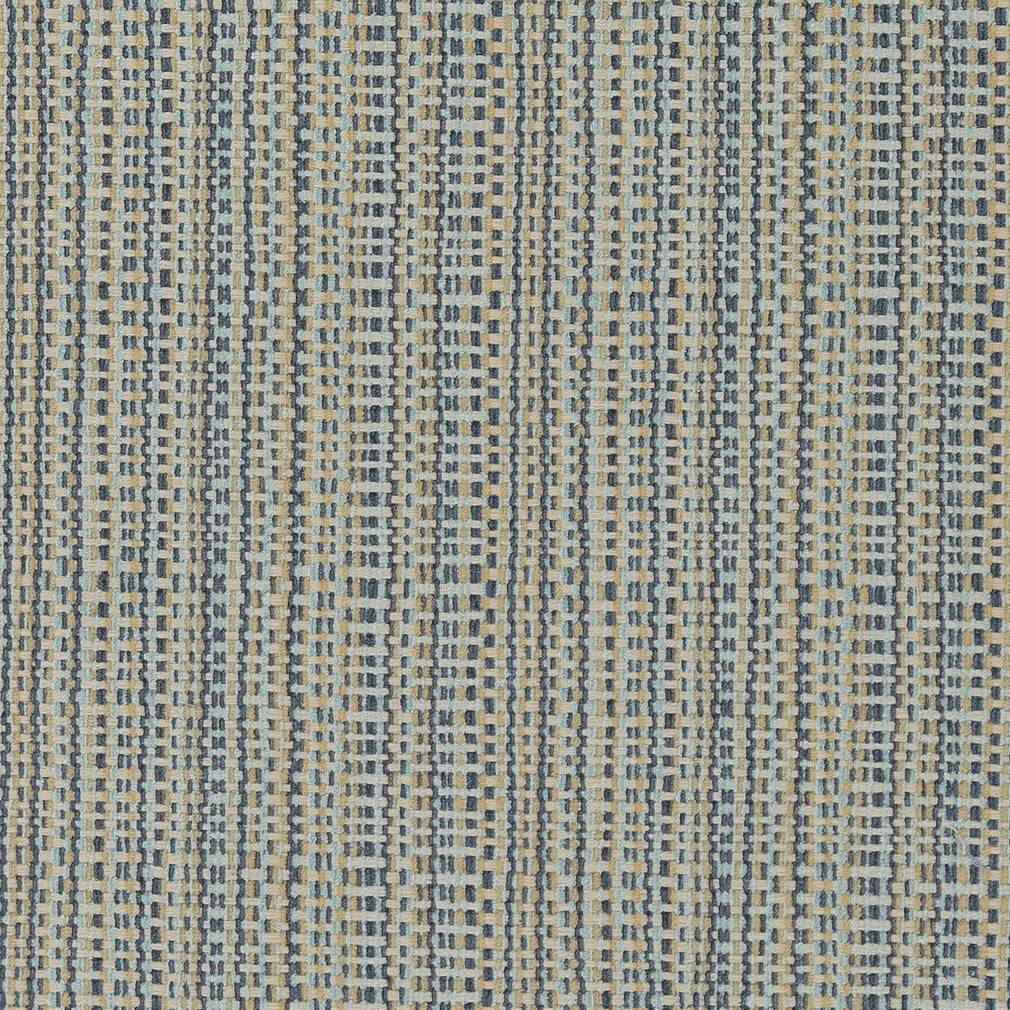 Woven Stripe fabric in blue color - pattern number CB600-178 - by Charlotte in the Blue Green and Teal collection