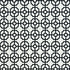 Lattice fabric in black and white color - pattern number CB800-111 - by Charlotte in the Black & White collection