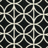 Geometric Circles fabric in black and white color - pattern number CB800-115 - by Charlotte in the Black & White collection