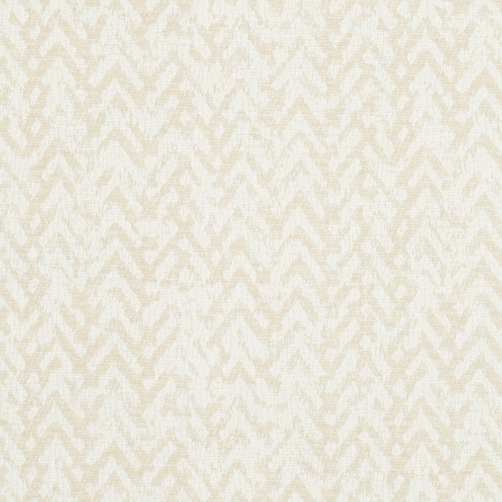 Chevron fabric in off white color - pattern number CB800-117 - by Charlotte in the Black &amp; White collection